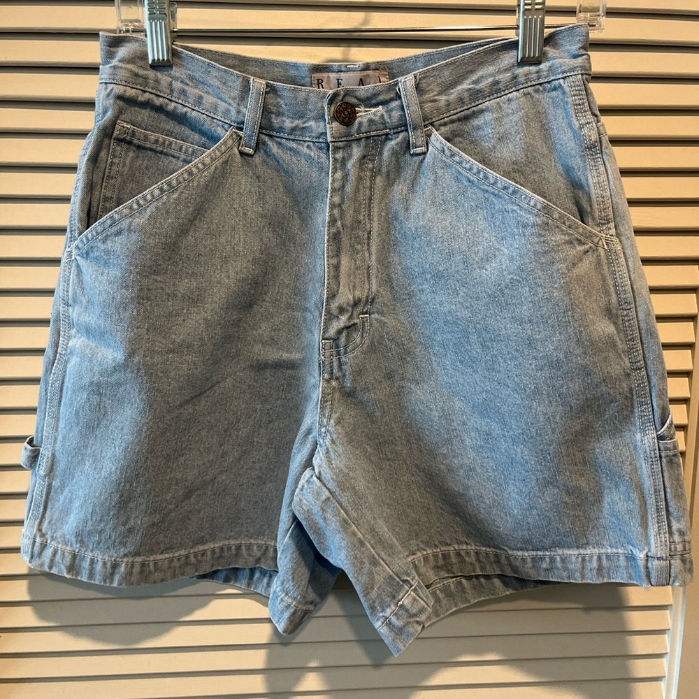 Vintage ‘Real Comfort’, High Rise Jean Shorts - Relaxed Fit